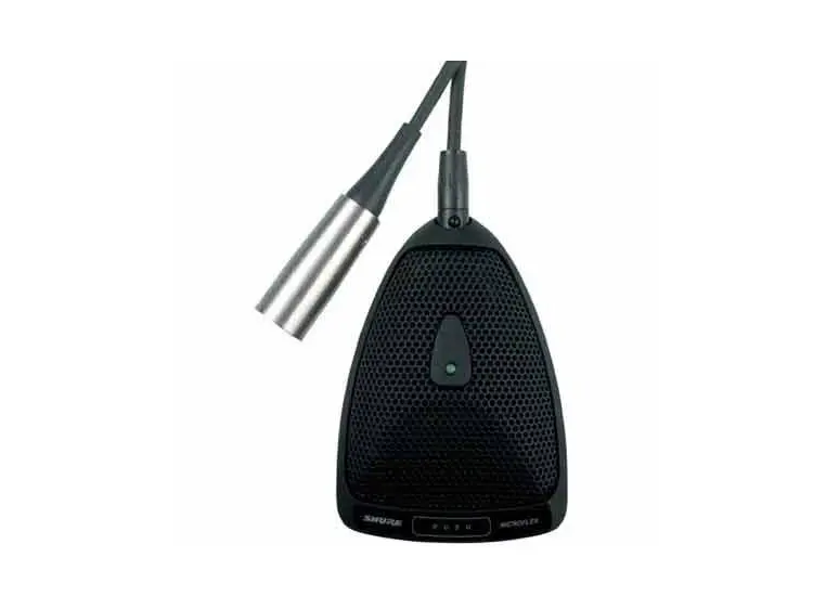 Shure MX393S microphone boundary supercardioid black 